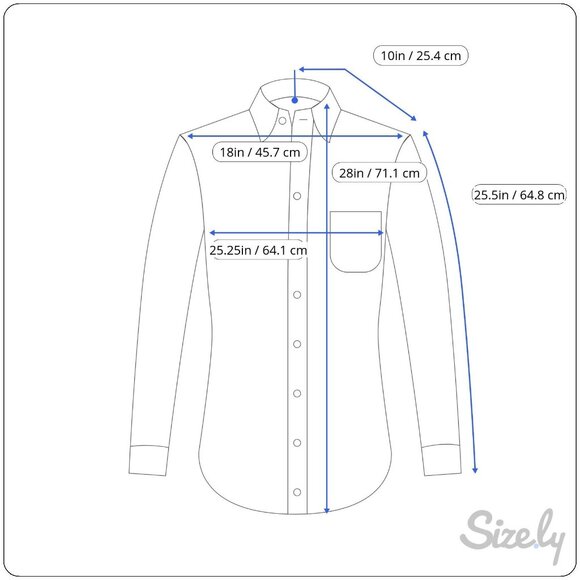 Men's 2XL Duluth Trading Co. Blue Plaid Fishing Nylon/Spandex Long-Sleeve Button - Picture 7 of 7